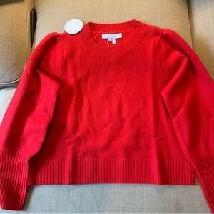 Hill House Cropped Sylvie Sweater 100% Merino Wool -size M